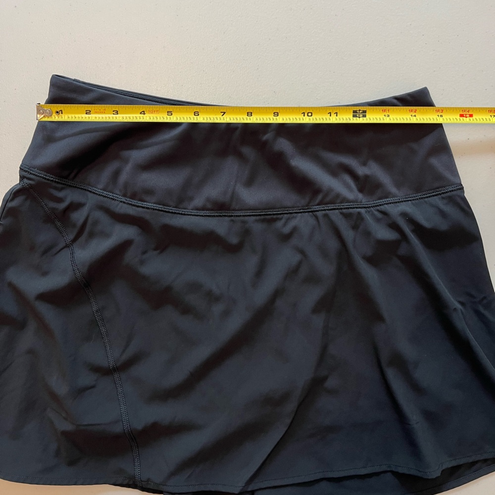 Calia Black High Rise Mini Skort A-Line Fit Women’s Size Medium - Picture 9 of 10